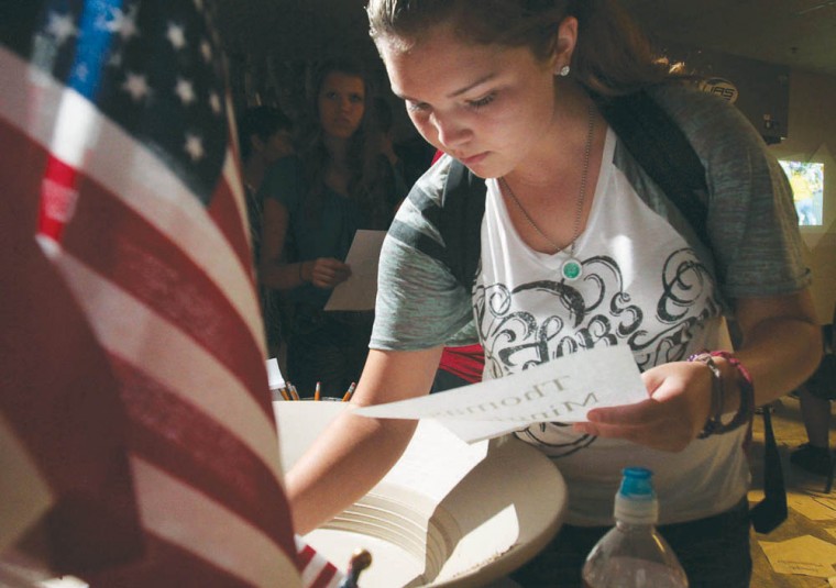 Bowls commemorate 9/11